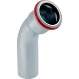 Geberit - Mapress C-Stahl Bogen mit Einschubende 45°, Außendurchmesser 22mm