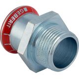 Mapress C-Stahl Übergang mit Außengewinde Außendurchmesser 22mm - Geberit