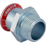 Mapress C-Stahl Übergang mit Außengewinde Außendurchmesser 22mm - Geberit
