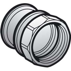 Geberit - Mapress C-Stahl Übergang mit Innengewinde Außendurchmesser 15mm