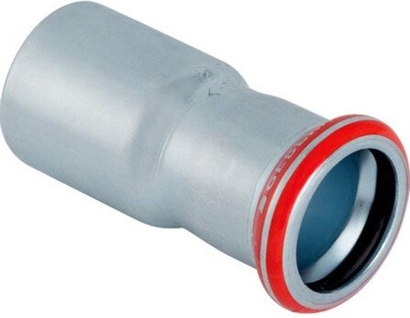 Geberit Mapress C-Stahl Reduktion mit Einschubende,  DN 50 / 25,  dø 54 mm, 22322