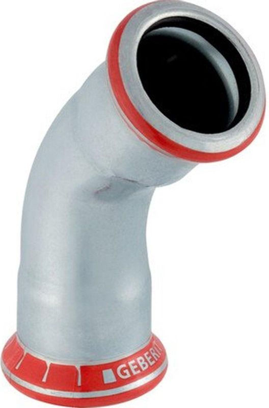 Geberit Mapress C-Stahl Bogen 45°, Außendurchmesser 35mm