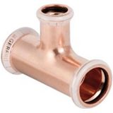Geberit Mapress Kupfer T-Stück reduziert,  DN 40 / 32 / 40,  dø 42 mm, 61220