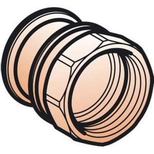 Geberit Mapress Kupfer Übergang mit Innengewinde,  DN 20,  dø 22 mm, 61806