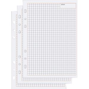 50 bind Ringbuch-Ergänzungsblätter kariert A5