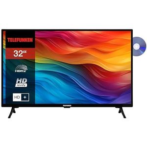 Telefunken XH32SO550SD Smart TV 32 Zoll Fernseher (HD-Ready, HDR, Triple-Tuner, DVD-Player) inkl. 6 Monate HD+