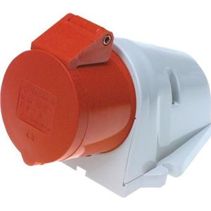 CEE - Wandcontactdoos - Rood - Kunststof - IP44 - 32A - 4 Polig
