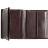 Braun Büffel Leren Portemonnee Arezzo North Coin Wallet Brown Bruine