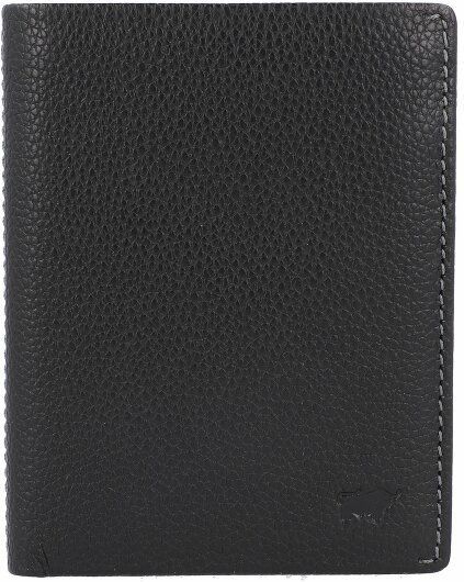 Braun Büffel Portemonnee Prato RFID Wallet High 8CS Schwarz Zwart