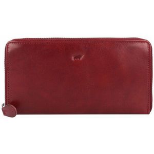 Braun Büffel Arezzo Portemonnee RFID-bescherming Leer 19 cm rosso