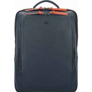 Braun Büffel Novara Rugzak Leer 43 cm Laptop compartiment dunkelblau