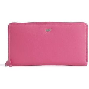 Braun Büffel Joy Portemonnee RFID-bescherming Leer 19 cm pink