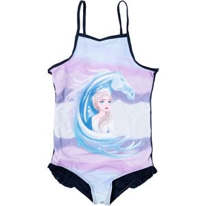 Disney Frozen Badpak - Elsa en de Nokk - Donkerblauw - Maat 134/140