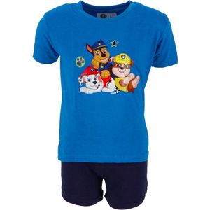Paw Patrol - Pyjama Set - Blauw - Korte Mouwen - 122/128 cm