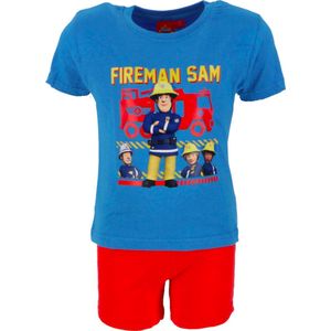 Brandweerman Sam - short pyjama : Maat 122/128 - 7/8 jaar