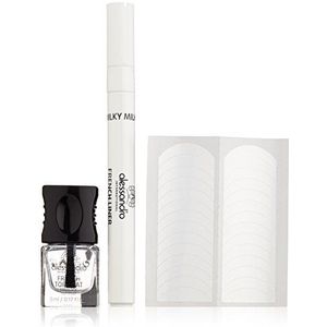 Alessandro - French Liner Set - Nagellak - Melkachtig Wit - 1 x 3,2 ml - 1 x 5 ml