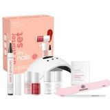 Striplac - Startset - Droge Nagels - Inclusief UV Nagellakken - Verzorging & Glans Pen