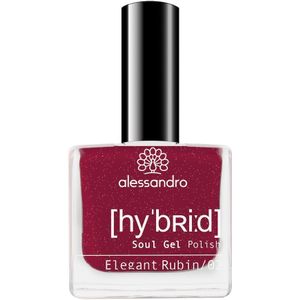 Alessandro Hybrid Nagellak, Elegant Rubin, 8 ml