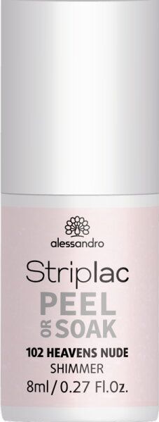 Alessandro Striplac Peel or Soak - Gellak - 102 Heavens Nude - 8 ml