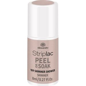 ALESSANDRO ACQU - Striplac Peel or Soak 109 Champagne Shower - 8 ml - color gel