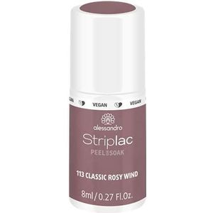 Alessandro Striplac Peel or Soak - Gellak - 113 Classic Rosy Wind - 8 ml