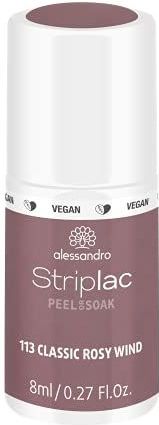 Alessandro Striplac Peel or Soak - Gellak - 113 Classic Rosy Wind - 8 ml
