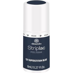 Alessandro Striplac Peel or Soak - Gellak - 121 Superstition Blue - 8 ml