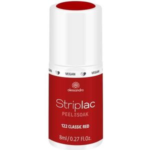 Alessandro Striplac Peel or Soak - Gellak - 122 Classic Red - 8 ml