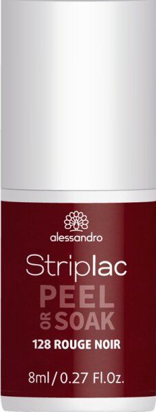 Alessandro Striplac Peel or Soak - Gellak - 128 Rouge Noir - 8 ml