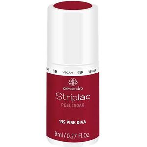Alessandro Striplac Peel or Soak - Gellak - 135 Pink Diva - 8 ml