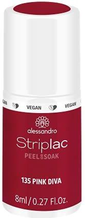 Alessandro Striplac Peel or Soak - Gellak - 135 Pink Diva - 8 ml