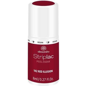 Alessandro - Striplac Peel or Soak - Nagellak - Rood - 8 ml