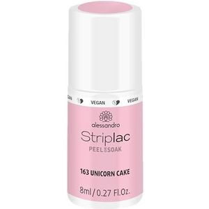 alessandro Striplac Peel or Soak Unicorn Cake nagel gel coat 8 ml Roze