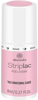 alessandro Striplac Peel or Soak Unicorn Cake nagel gel coat 8 ml Roze