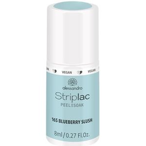 alessandro Striplac Peel or Soak Blueberry Slush nagel gel coat 8 ml Blauw