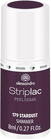 alessandro - Striplac - UV-Nagellak - Violet Metallic - 8 ml, Veganistisch, Dierproefvrij, Peel-Off-technologie