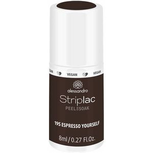 Alessandro Striplac Peel or Soak - 195 Espresso Yourself - Gel Nagellak - 8 ml