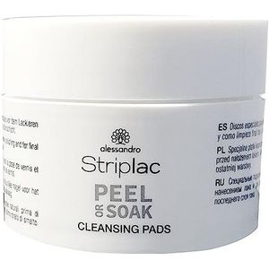 Alessandro Striplac Cleansing Pads Top coat 50 stuk