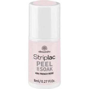 Alessandro - Striplac Peel Or Soak 486 - Gel Nagellak - Roze - 8 ml