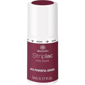 Alessandro - Striplac Powerful Senses - Nagellak - Donkerrood - 5 ml