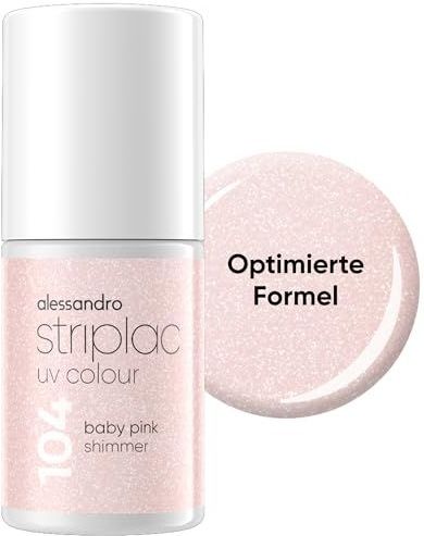 Alessandro - Striplac - UV Nagellak - Baby Pink - shimmer - 6,5 ml