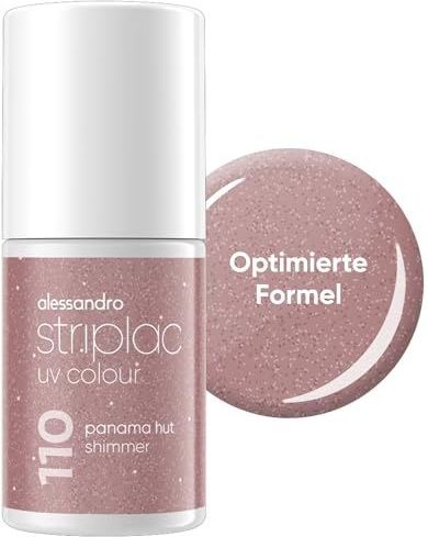 Alessandro - Striplac UV Colour - Nagellak - 110 Panama Hut - Shimmer - 6,5 ml