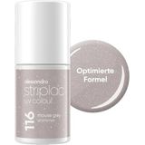 Alessandro - Striplac UV Colour - Nagellak - 116 Mouse Grey - Shimmer - 6,5 ml