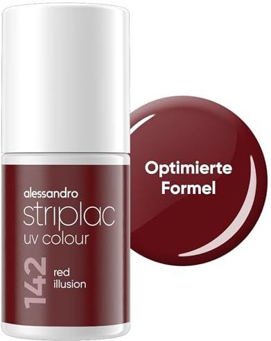 Alessandro - Striplac UV Colour - Nagellak - Rood - 6,5 ml