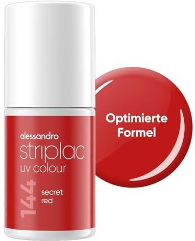 Alessandro - Striplac UV Colour - Nagellak - 144 Secret Red - 6,5 ml
