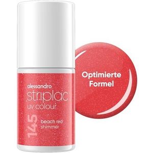 Alessandro - Striplac UV-Nagellak - Beach Red - shimmer - 6,5 ml