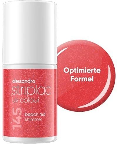 Alessandro - Striplac UV-Nagellak - Beach Red - shimmer - 6,5 ml