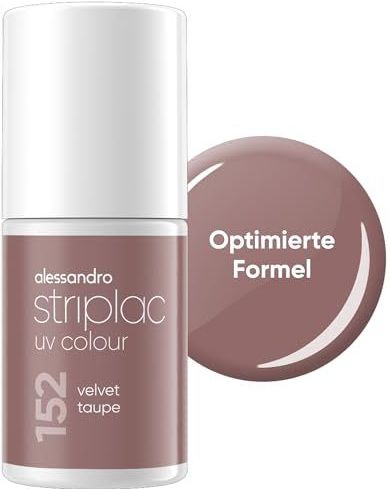 Alessandro - Striplac UV Colour - Nagellak - 152 Velvet Taupe - 6,5 ml