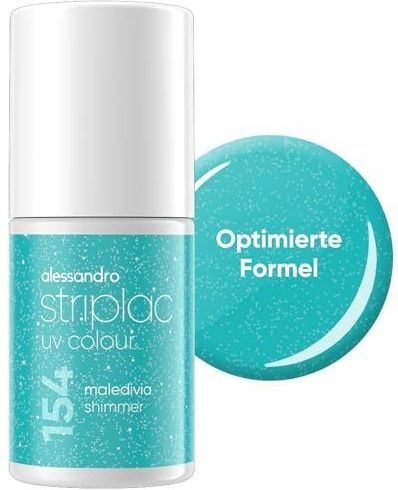 Alessandro - Striplac UV Colour - Nagellak - Maledivia - Shimmer - 6,5 ml