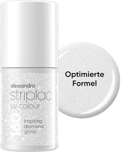 Alessandro - Striplac UV Colour - Nagellak - 160 Inspiring Diamond - Glitter - 6,5 ml